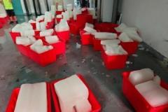防暑保障!淮安、镇江队主场配备105吨冰块和70个饮水点